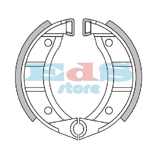 GANASCE FRENO ANTERIORE POLINI - PIAGGIO CIAO - SI - SUPERBRAVO - FREE -  Ø 90X18 CERCHI A RAGGI