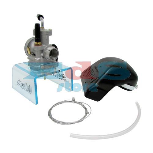 POLINI CP 17.5mm CARBURETOR FOR VESPA 50 – WITH AIR FILTER – FITS 16.16 INTAKE MANIFOLD
