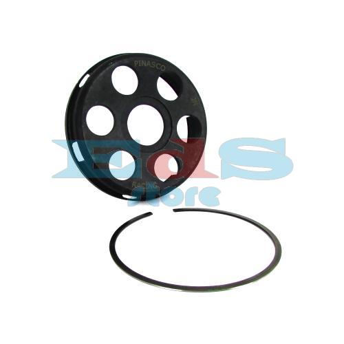 PINASCO RING CLUTCH 2.0 FORGED CLUTCH COVER WITH REINFORCEMENT RING – VESPA 125–150 MODELS WITH 6 SPRINGS