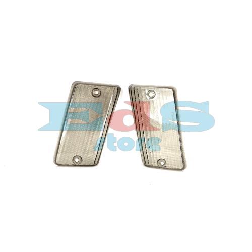 PAIR OF INDICATOR GLASS FRONT VESPA PK >1985