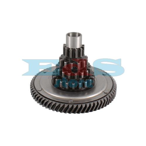 COMPLETE QUADRUPLE GEAR ASSEMBLY VESPA PX 125 – 150 – 12-13-17-21 – WITH 68-TOOTH PRIMARY – 42MM BEARING