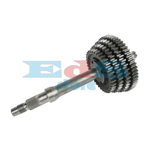 GEAR SHAFT VESPA PX 200 WITH GEARS, SHAFT AND CROSS 57–42–38–35