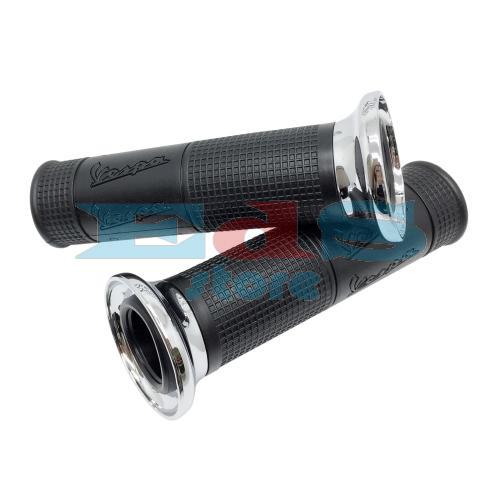 ORIGINAL GRIPS VESPA PX 2011 WITH WORD "VESPA" - THEY SUIT OTHER MODELS TOO