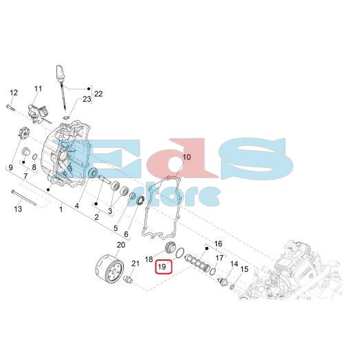 O-RING FILTRO OLIO PIAGGIO - VESPA GTS GTV PRIMAVERA SPRINT ET4 LX S