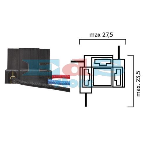 Flosser bulb holder H4 - H4