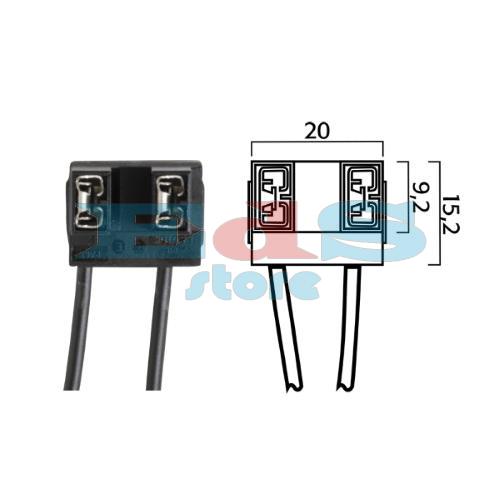 Flosser bulb holder H7 - H7
