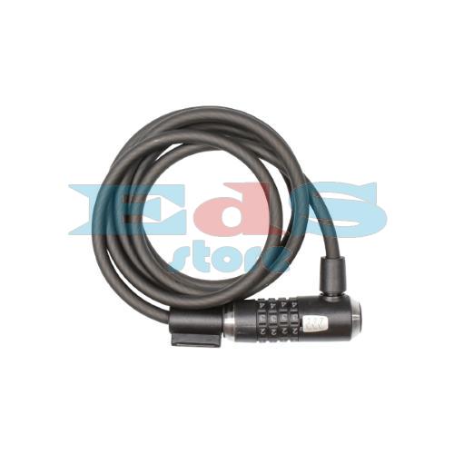 Candado cable espiral KRYPTOFLEX 1018 COMBO - negro