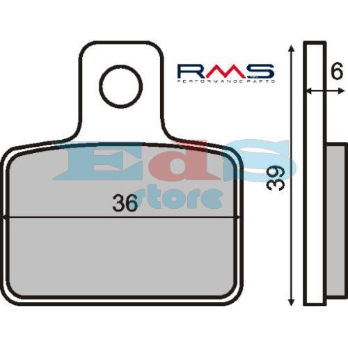 Plaquettes de frein organiques RMS Montesa Cota