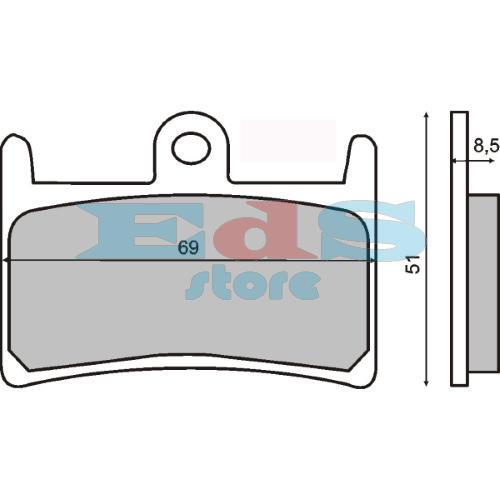 Pastiglie Freno Sinter Sinterizzate Yamha MT-09 Tracer