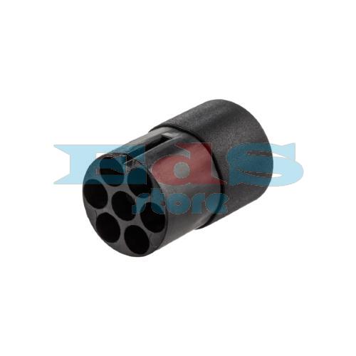 Connettore a 6 poli maschio per cablaggio impianto elettrico PK 216124