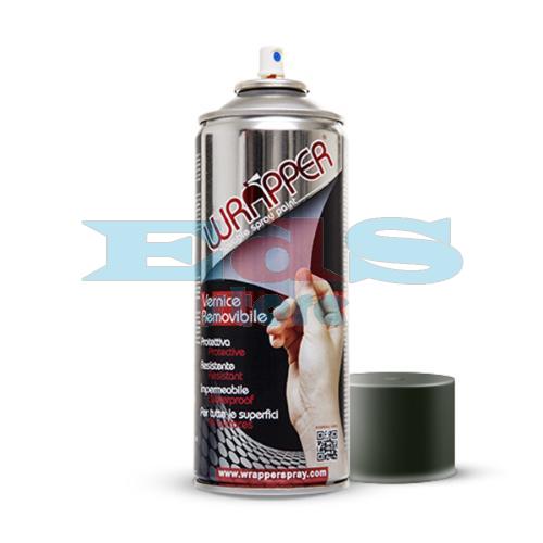 Envoltura Pintura en spray desenfundable Titanio Mate Gris Metalizado 400ml