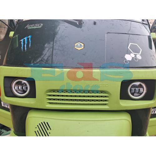 KIT PHARE AVANT FULL LED APE 50 (2 PIÈCES) - MODÈLE AVEC DEUX PHARES - NOIR