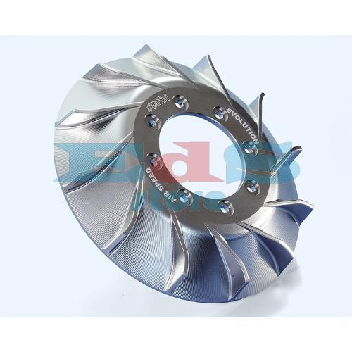 VENTOLA POLINI EVO FAN IN ALLUMINIO PER VESPA 50 - 125 ET3 PRIMAVERA PK