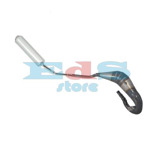 POT D'Ã©CHAPPEMENT SOUDÃ©E  IRON PIPE AVEC SILENCIEUX SHORTY EN ALUMINIUM ET ACIER INOXYDABLE POUR HM CRE BAJA/SIX COMPÃ©TITION - CRM DERAPAGE 50 10-18