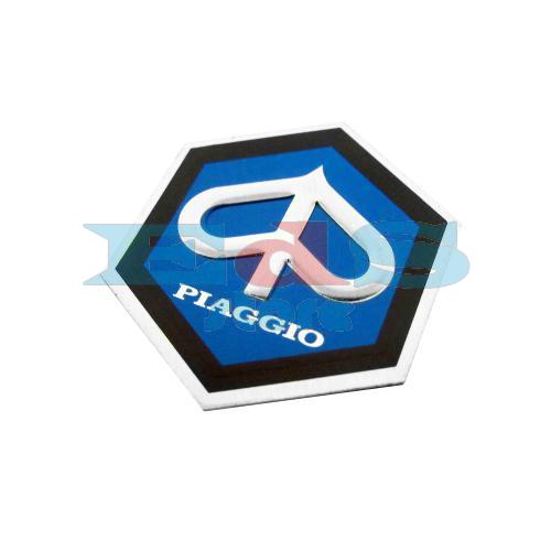 HEXAGONAL PIAGGIO EMBLEM 26mm