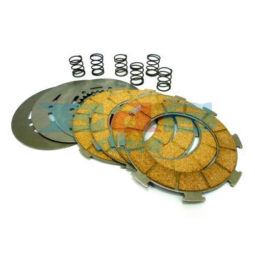 KIT DISCHI FRIZIONE 7 pz. CON MOLLE - VESPA GS 160 - SS 180 - RALLY PX 200 - 125 T5