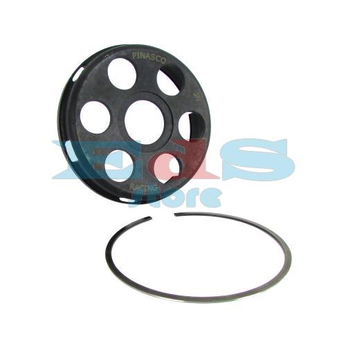 SCATOLA FRIZIONE PINASCO RING CLUTCH 2.0 FORGIATA CON ANELLO DI RINFORZO - MODELLI DI VESPA 125 150 CON 6 MOLLE