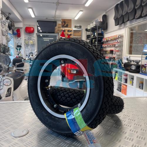 CERCHIO TUBELESS SCOMPONIBILE CON MICHELIN S83 3.50X10 - COLORE NERO 