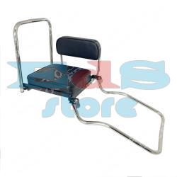 SEDILE PIEGHEVOLE POSTERIORE PIAGGIO VESPA 125-150CC NERO ANNI 60-70-80