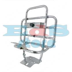 REAR CHROME LUGGAGE RACK WITH SPARE WHEEL HOLDER VESPA 50 PRIMAVERA ET3