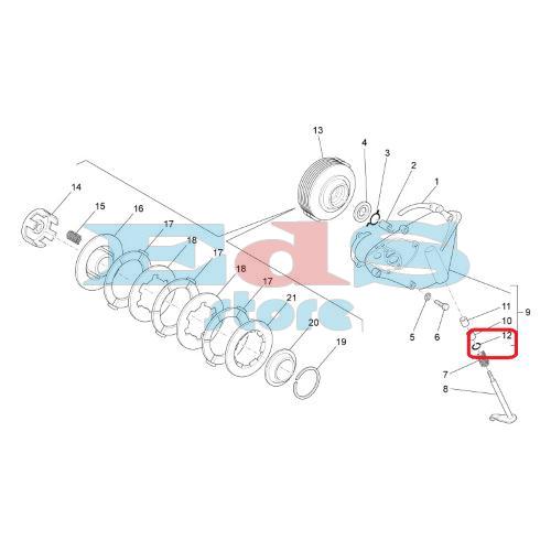 O-RING LEVA FRIZIONE VESPA PK XL2 HP FL - APE