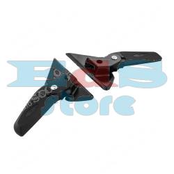 BLACK FLOORBOARD FOOTRESTS FOR VESPA LX