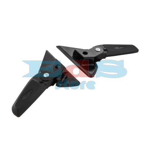 BLACK FLOORBOARD FOOTRESTS FOR VESPA LX