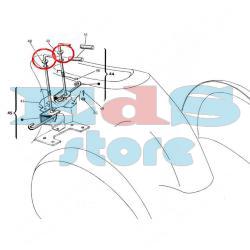 BOCCOLA PASSAGGIO GANCI COFANI SU TELAIO VESPA PX