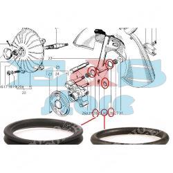 KIT JOINTS O-RING AXE ROUE AVANT VESPA 50 90 ET3 PRIMAVERA