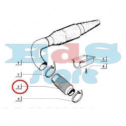 FLEXIBLE CONNECTING BELLOWS FOR AIR FILTER APE 50
