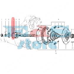 ANILLO SEEGER PARA RODAMIENTO DEL BUJE DE RUEDA DELANTERA Y RODAMIENTO CUÁDRUPLE – VESPA PX