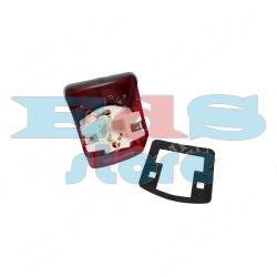 COMPLETE REAR LIGHT WITH GASKET - GREY TOP