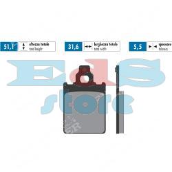 POLINI BRAKE PADS BRAKING - FRONT - VESPA PX