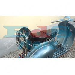 CHROME REAR LUGGAGE CARRIER WITH SPARE WHEEL HOLDER