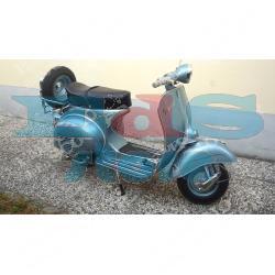 CHROME REAR LUGGAGE CARRIER WITH SPARE WHEEL HOLDER