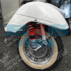 RACING FRONT SHOCK ADJUSTABLE IN COMPRESSION AND HEIGHT VESPA PX 125-150-200 - T5 - LML 2T/4T