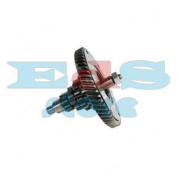 COMPLETE QUADRUPLE GEAR ASSEMBLY VESPA PX 200 – 12-13-17-21 – WITH 65-TOOTH PRIMARY – 42MM BEARING
