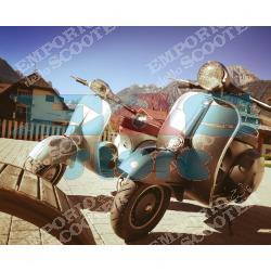 CHROME GRILL FOR FRONT HEADLIGHT VESPA GTR - TS - SPRINT VELOCE - RALLY