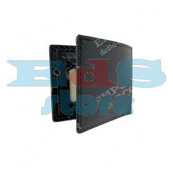 ECO-LEATHER VESPA BLACK WALLET 