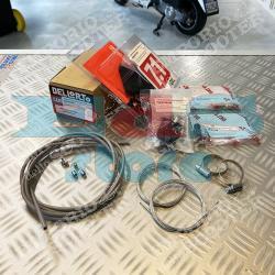 KIT CARBURATORE 19MM DELLORTO PER COLLETTORE PINASCO VESPA FARO BASSO VM1 VM2 VN1 VN2 VL1 VL2 VL3 VB1