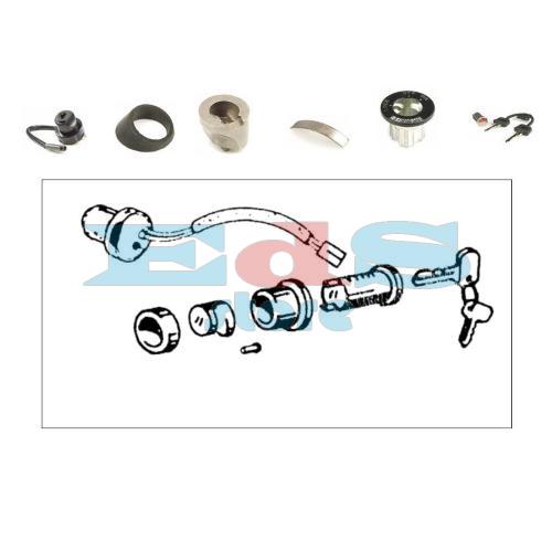 COMANDO SERRATURA STERZO E ACCENSIONE VESPA PX-PK