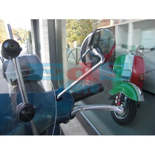 LEFT MIRROR - SHORT STEM - VESPA ET2 - ET4 - M8X26