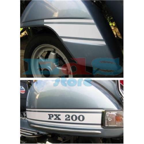 KIT STICKERS PX200 FOR SIDE PANELS - WHITE