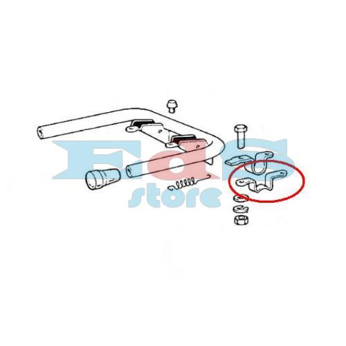 PARTICOLARE SU PIASTRINE CAVALLETTO VESPA PK