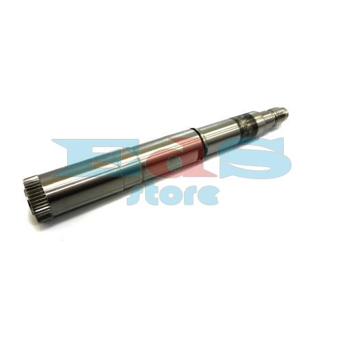 AXLE FRONT WHEEL VESPA PX 16mm