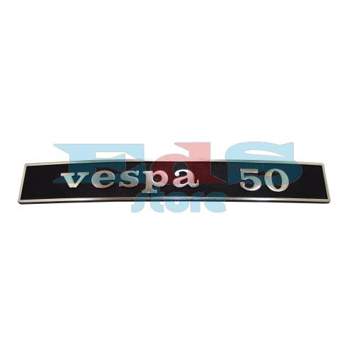 TARGHETTA POSTERIORE "VESPA 50"