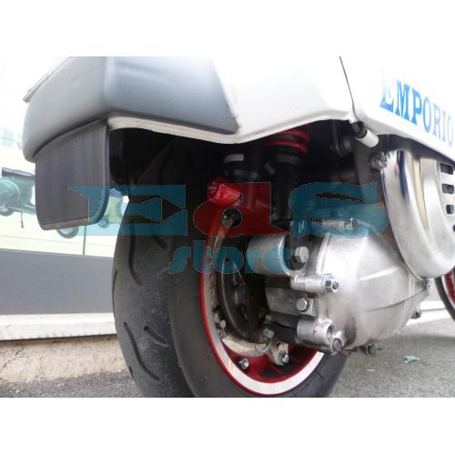 PIAGGIO Vespa PK 50 SS BITUBO MONO POSTERIORE VESPA - VASCHETTA UNITA - REGOLAZIONI: PRECARICO MOLLA MECCANICO, COMPRESSIONE, MOLLA ROSSA