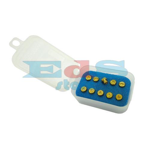 SET OF 10 JETS FOR CARBURETTOR DELLORTO 6mm 60/78