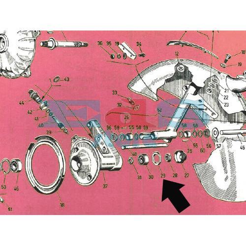 SPACER FRONT AXLE VESPA