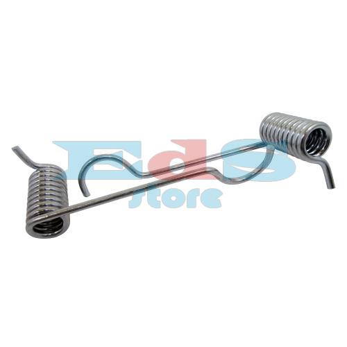 PAIR OF ZINC-PLATED REAR LUGGAGE RACK SPRINGS